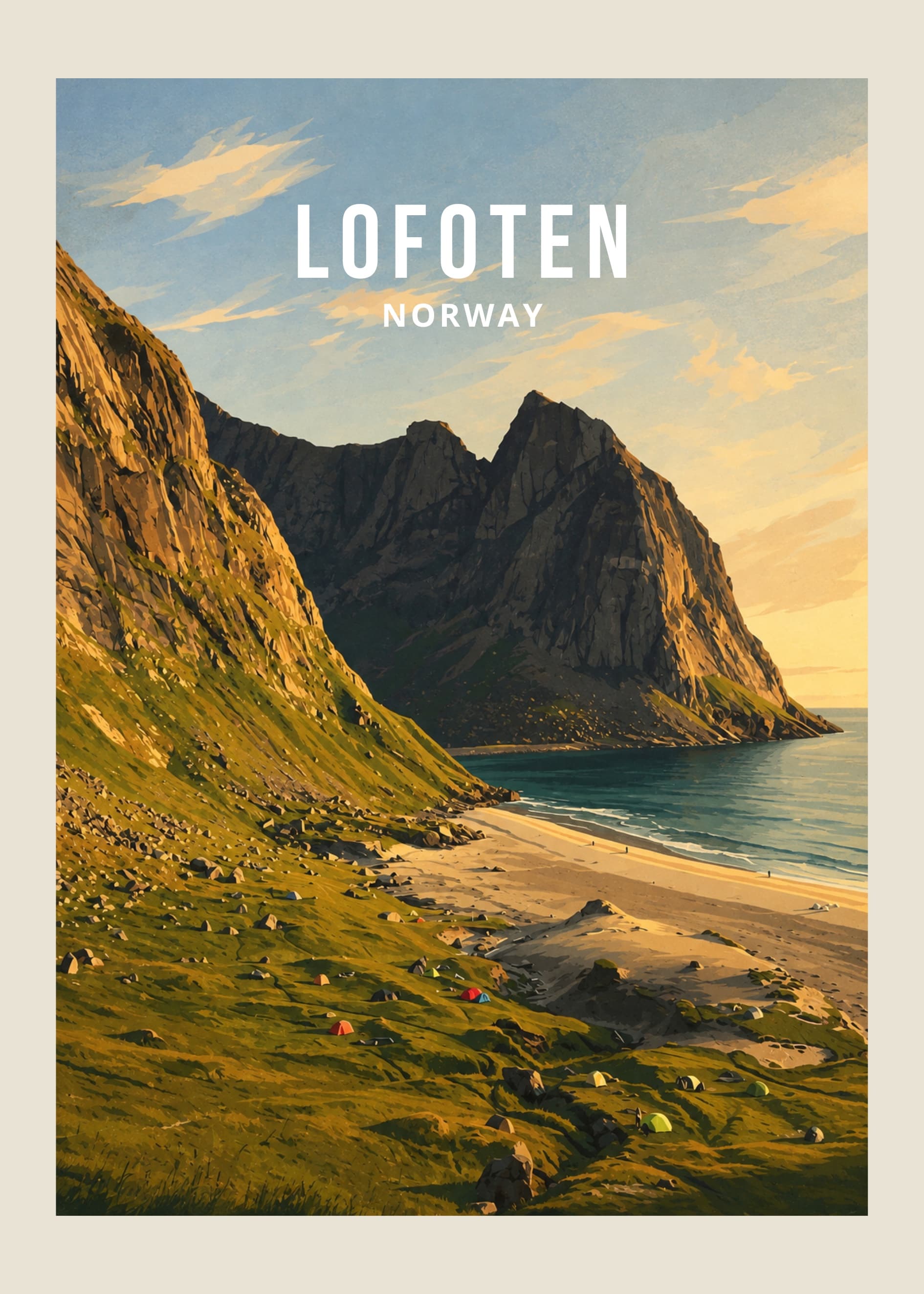 Poster: Lofoten, Norge