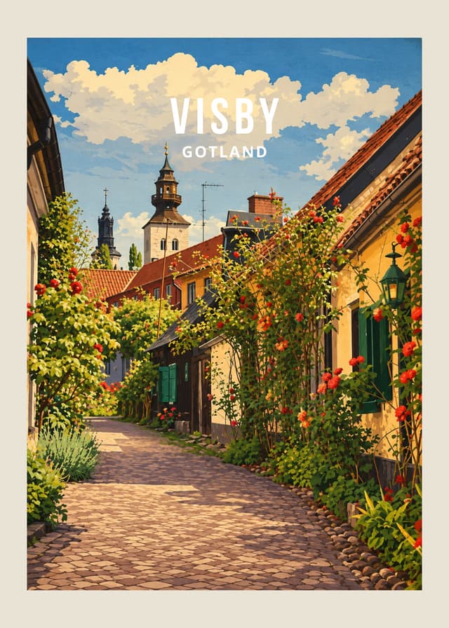Exempel på en poster i storlek 30 × 40 cm